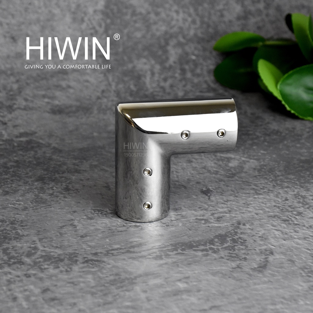 Chuyển góc 90 độ phòng tắm kính mặt gương inox 304 Hiwin SB-613