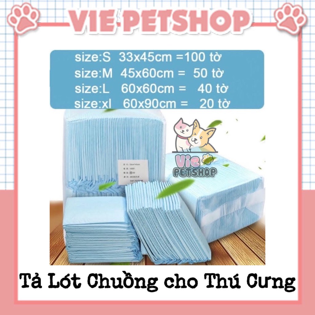 [LẺ 1 CÁI] Tả Lót Chuồng Vệ Sinh cho Chó Mèo | Vie PETSHOP