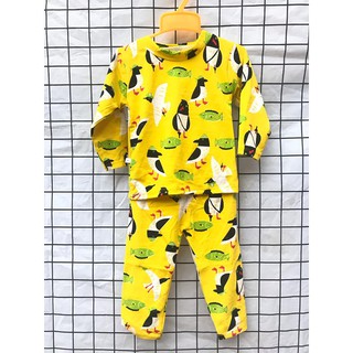 [XẢ] Bộ cotton co giãn 4 chiều cho bé trai/ gái