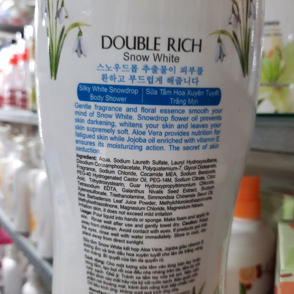 Sữa tắm DOUBLE RICH SNOW WHITE 800g | BigBuy360 - bigbuy360.vn