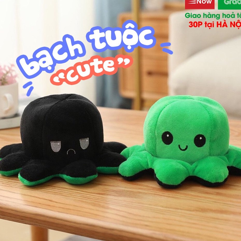 Bạch Tuộc Cảm Xúc , Bạch Tuộc 2 Mặt Cute, Bạch Tuột Cảm Xúc Bông Hàn Quốc Siêu Mịn