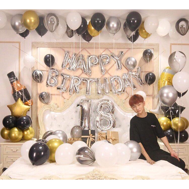 [Ảnh thật] Set trang trí sinh nhật lung linh HPBD (COMBO 118)