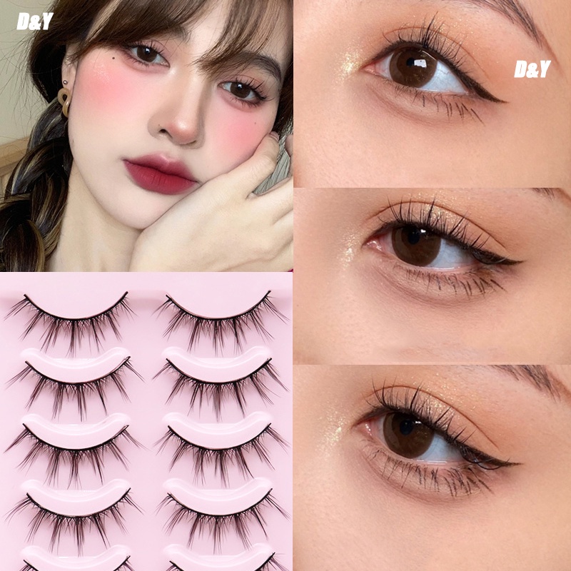 Set 5 Cặp Lông Mi Giả 3D Mềm Mại Tự Nhiên