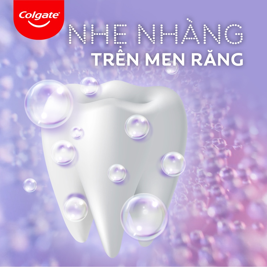 Bộ 2 Kem Đánh Răng Colgate Optic White O2 Oxy Hoạt Tính trắng răng 3 ngày 85g