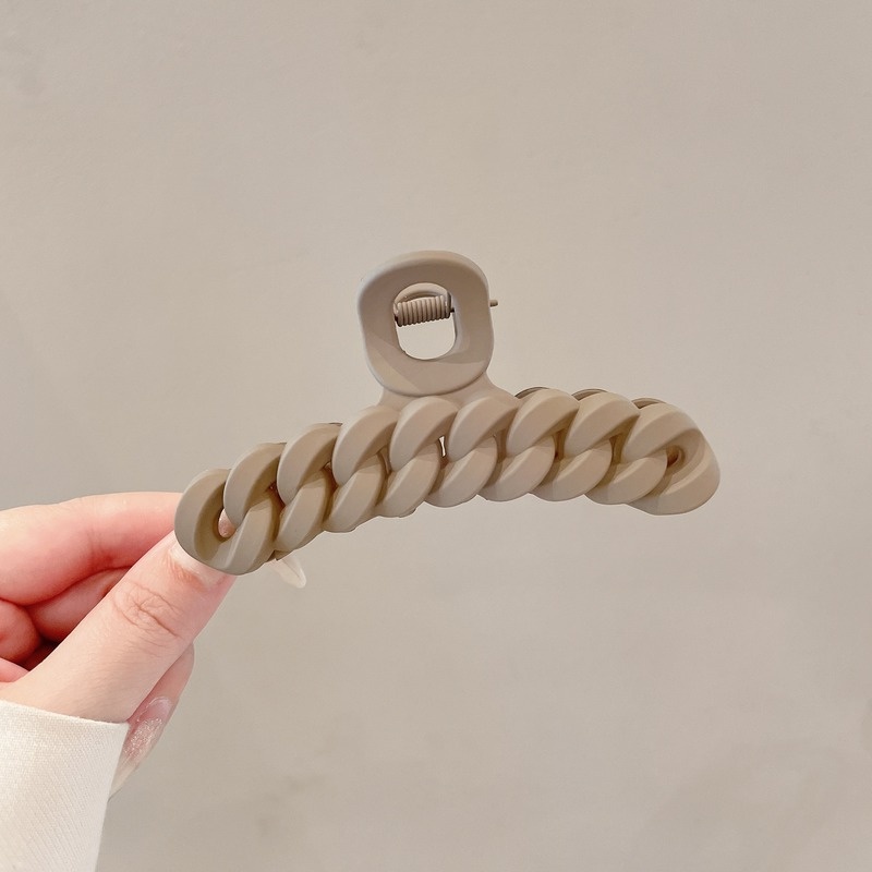 Kẹp Tóc Dạng Xoắn Bằng Nhựa Acrylic Thời Trang Hàn Quốc