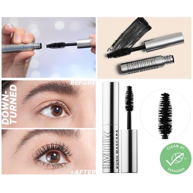 Mascara Milk Makeup KUSH Mascara High Volume Travel Size 3ml