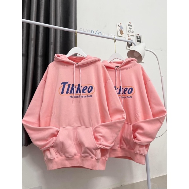 [ Rẻ vô địch ] Áo hoodie form rộng tay bồng mũ hai lớp - Tikkeo