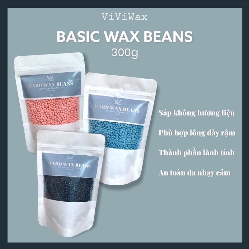 Sáp Wax Lông Nóng Hạt Đậu Dành Cho Lông Dày Rậm - HARD WAX BEANS 300gram ( không mùi)