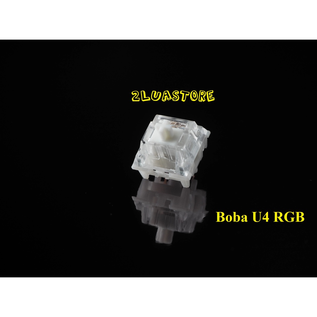 Switch Gazzew Boba U4, U4 RGB cho bàn phím cơ - Tactile silent