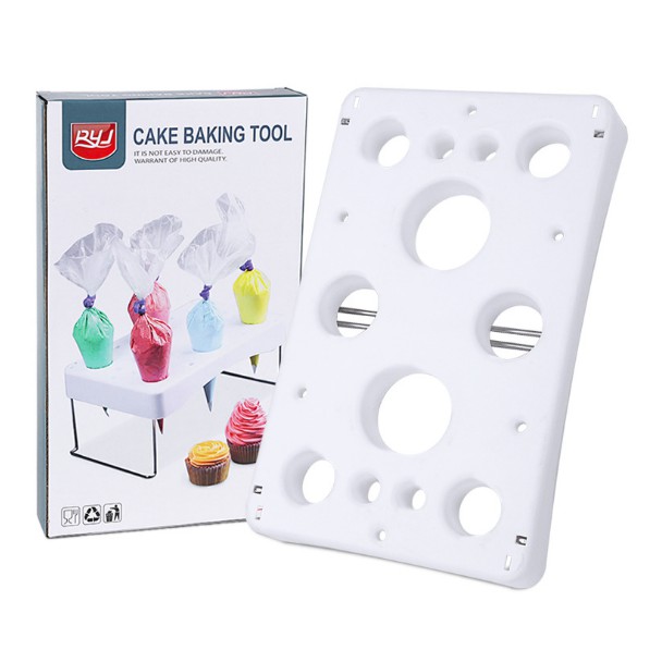Bàn đựng túi bắt bông kem
