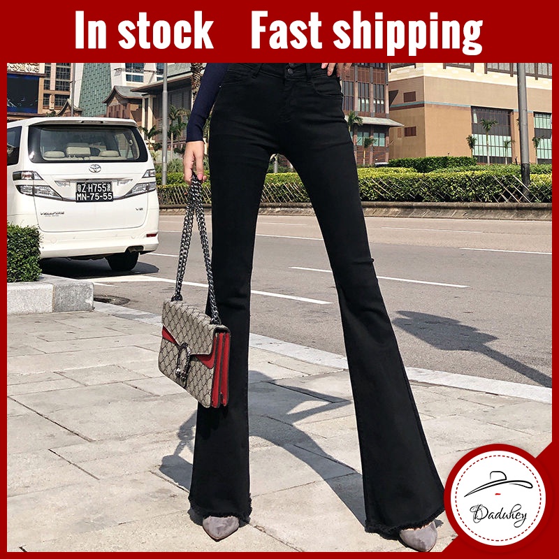 Quần jeans nữ DADUHEY lưng cao thời trang 2021