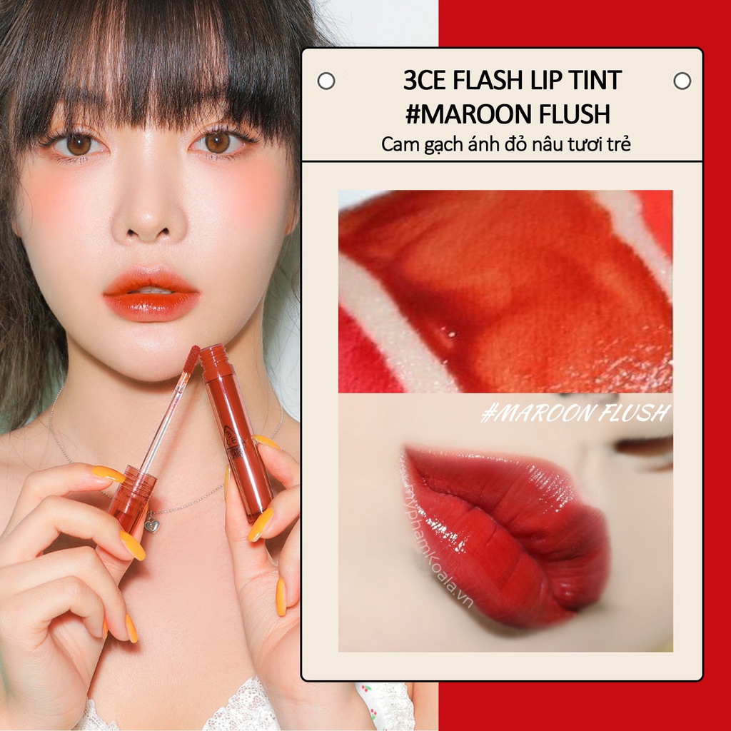 Son Bóng 3CE Marron Flush và Tailored | BigBuy360 - bigbuy360.vn