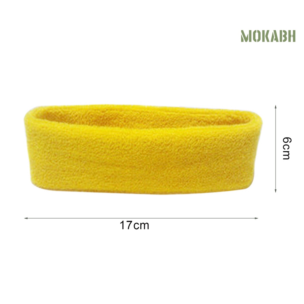 Băng Đô Cài Tóc Co Giãn Thấm Hút Tốt Tiện Dụng Cho Nữ Tập Thể Thao