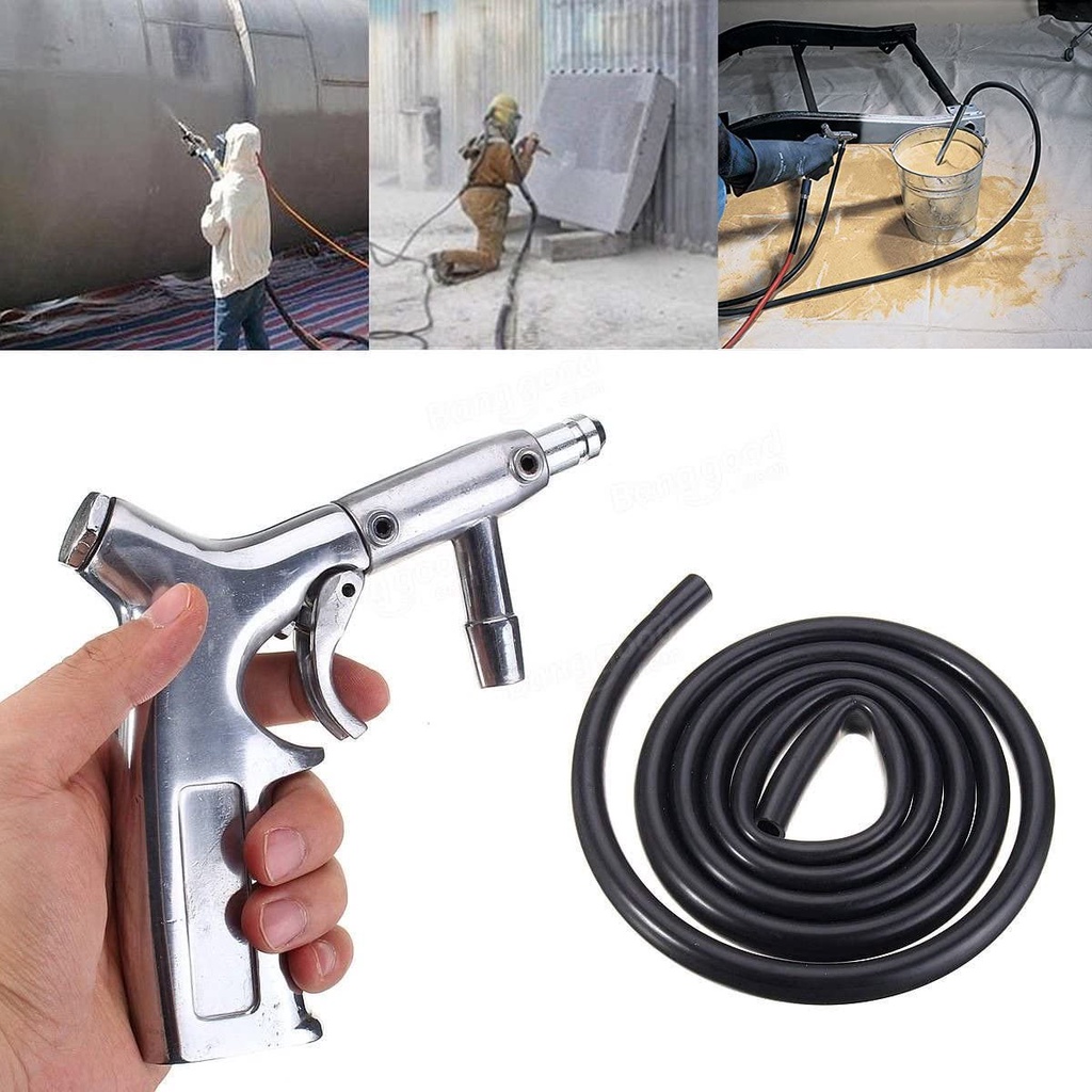 SALE Súng phun cát Đài Loan có 3 đầu béc sơ cua