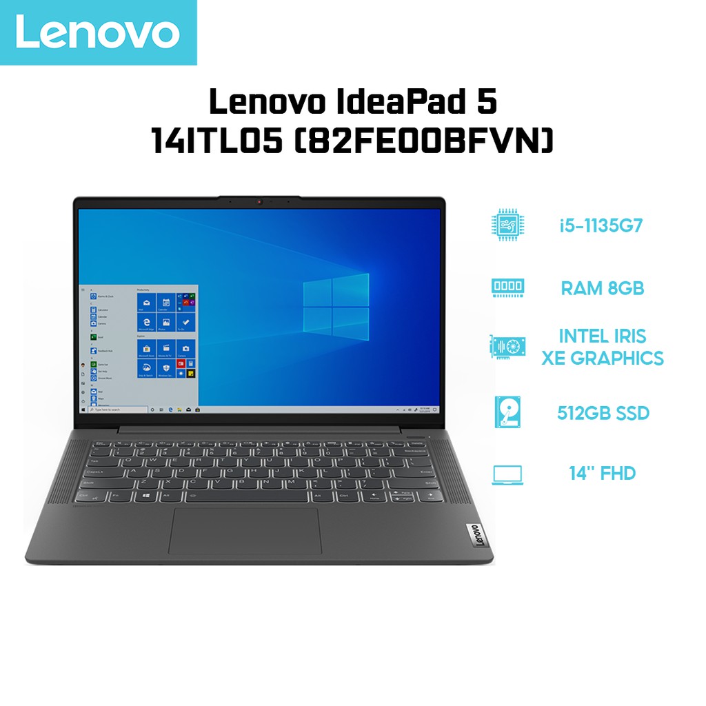 Laptop Lenovo IdeaPad 5 14ITL05 82FE00BFVN
