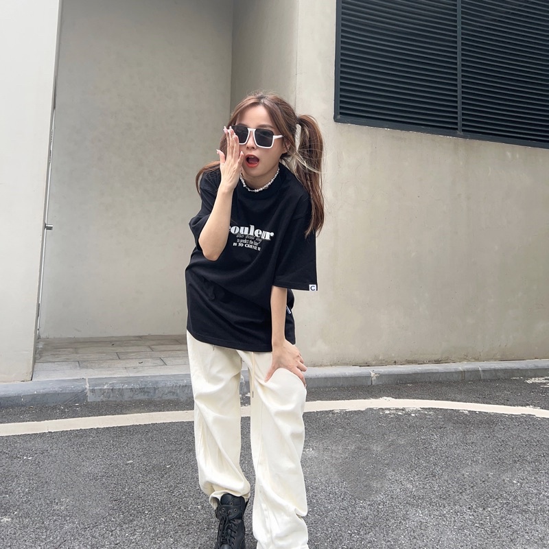 Áo thun đen Basic COULEUR local brand chính hãng 100% cotton - TS05