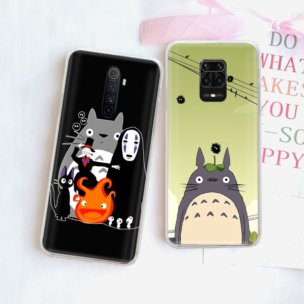 Ốp Điện Thoại Trong Suốt Hình Totoro Dễ Thương Cho Motorola Moto E4 E5 E6 Plus E6S P30 Note Z2 Play Ty75