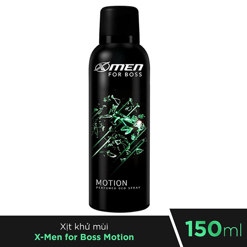 Xịt khử mùi XMen For Boss Motion 150ml