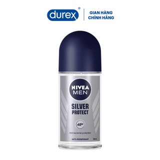 Quà tặng độc quyền Durex - Lăn ngăn mùi Nivea Men phân tử bạc ngăn khuẩn gây mùi vượt trội 25ml