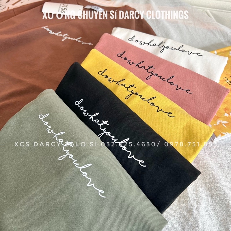 áo thun 3158  FREESHIP  do what u love áo thun unisex nam nữ