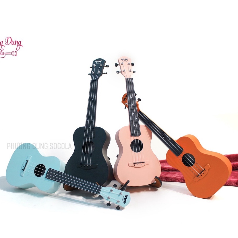 Đàn Ukulele chính hãng BWS size Concert - Carbon Fiber chuyên dụng