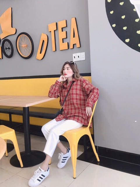 🌻QUẦN SUÔNG ỐNG RỘNG TRẮNG🌻hình shop chụp thật | BigBuy360 - bigbuy360.vn