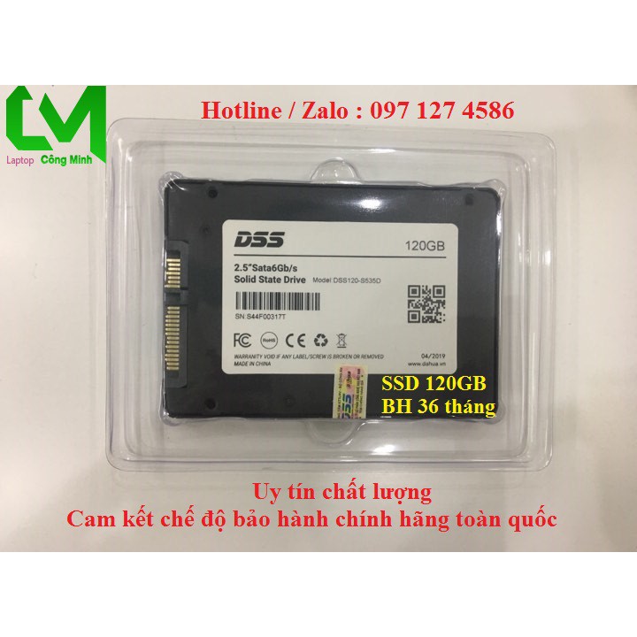 Ổ SSD DSS 120GB Hàng Chính Hãng Dahua - BH 36 tháng | BigBuy360 - bigbuy360.vn