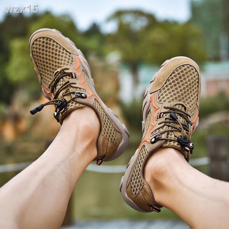 Giày lưới thoáng khí mùa hè Jeep Wong nam size lớn hợp thời trang nhanh khô thể thao thanh niên bơi