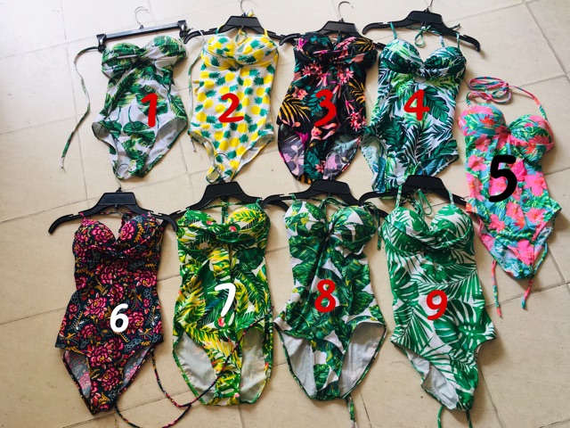 Đồ bơi bikini 1 mảnh hoa siêu đẹp