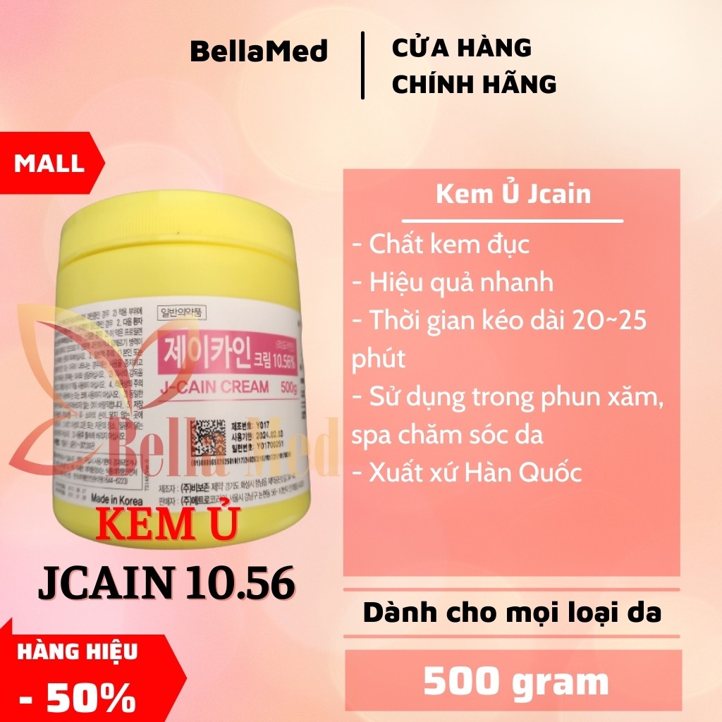 kem ủ Jcain 10,56% Hàn Quốc chính hãng