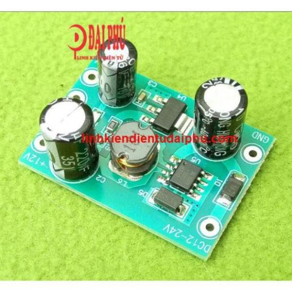 Mạch giảm áp DC-DC INPUT 12 - 24V OUTPUT 12V 1A + 5V 0.2A