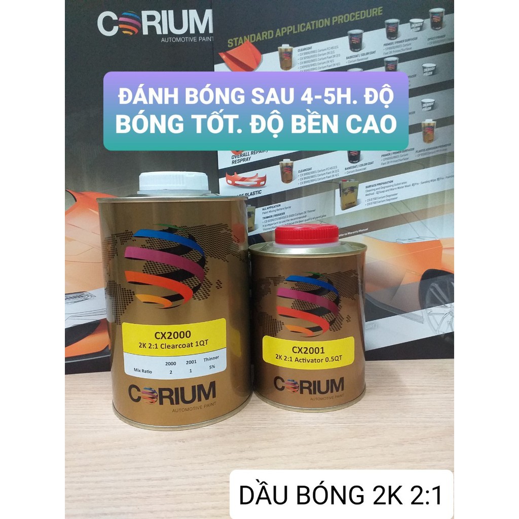 Sơn bóng 2K Corium CX2000