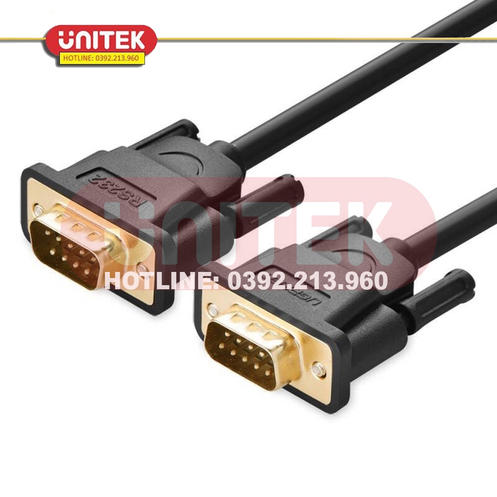 Cáp Com Sang Com RS232 Hai Đầu Dương Dài 1.5M/2M Ugreen 20153/20154