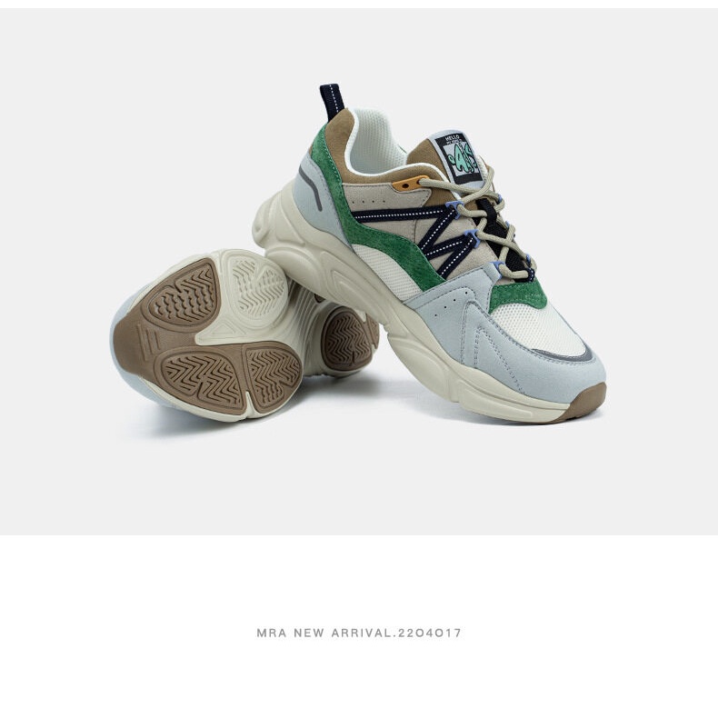MADEN Giày Thể Thao Chạy Bộ Phối Lưới Thoáng Khí Thời Trang Mùa Hè Phong Cách retro Dành Cho Nam 2022
