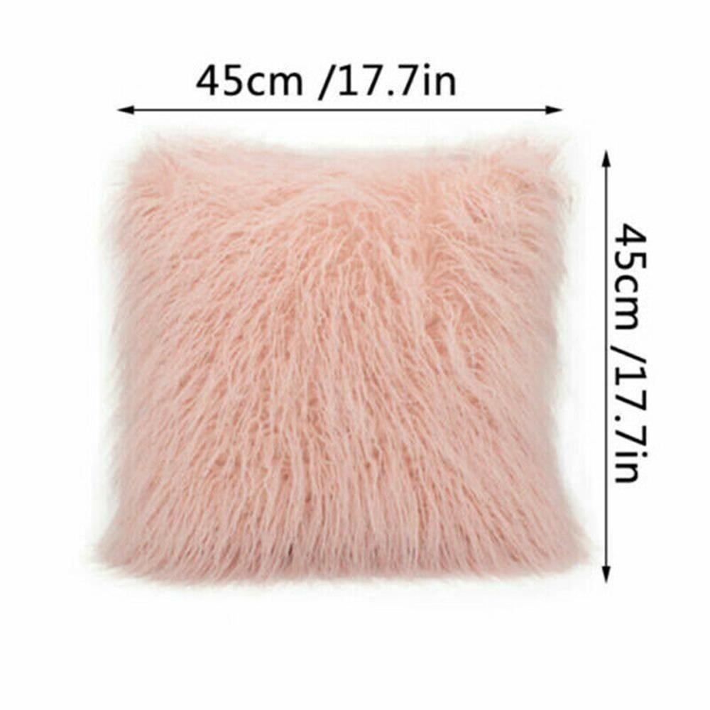 Vỏ Bọc Đệm Ghế Ngồi Xe Hơi / Giường Ngủ Phủ Lông Mềm Mại Trang Trí Nhà Cửa