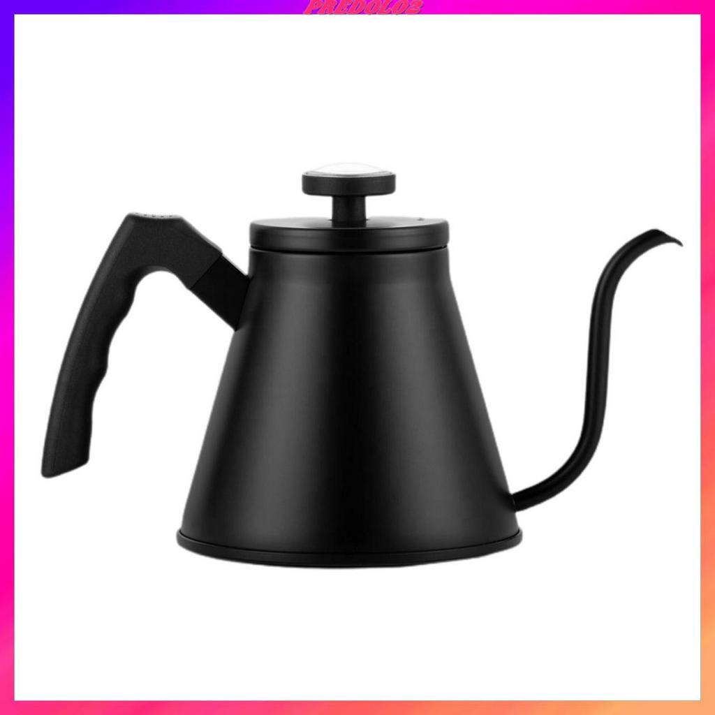 Ấm Đun Nước Nóng Cổ Ngỗng Màu Đen Có Tay Cầm Predolo2 40oz / 1200ML