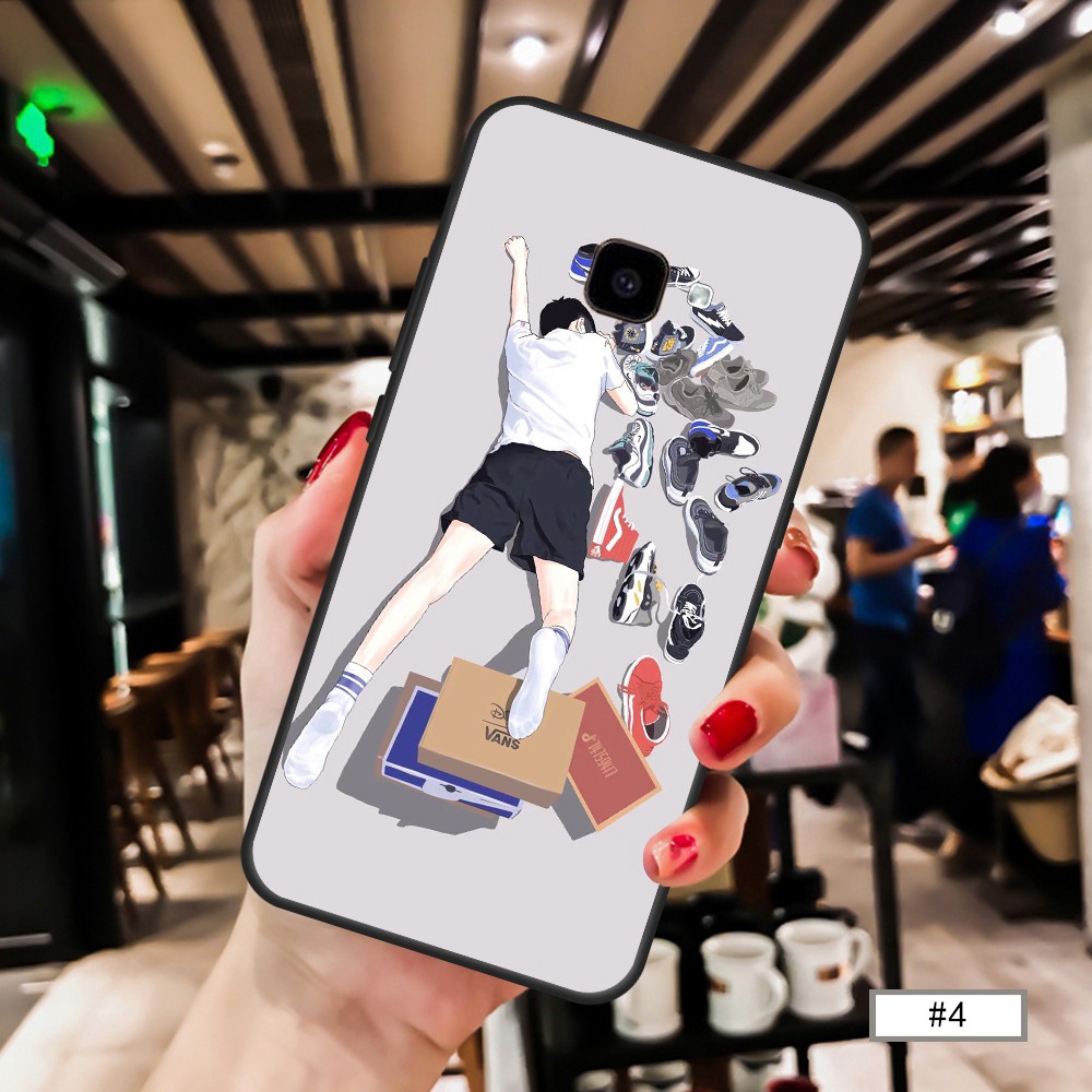 Ốp điện thoại TPU dẻo hình nam phong cách cho Samsung J2 J5 J7 Prime A7 A8 A9 2018 A6 Plus A8 Plus M20