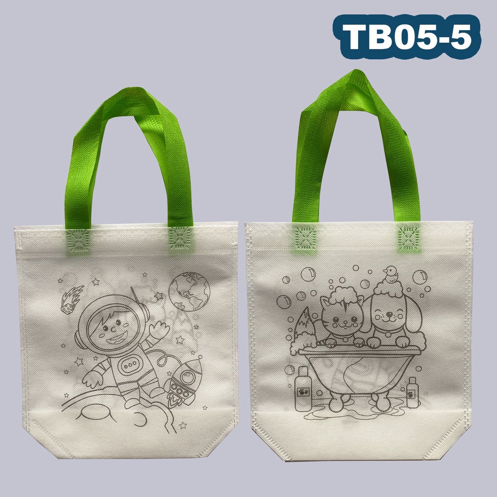 Nhân bản từ Túi vải vẽ, tô màu cho bé (2 mặt) TB05