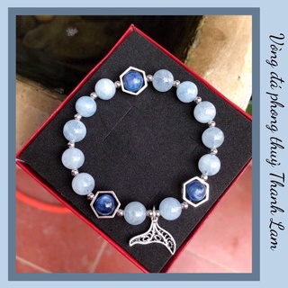 Vòng tay phong thủy mix charm bạc 925