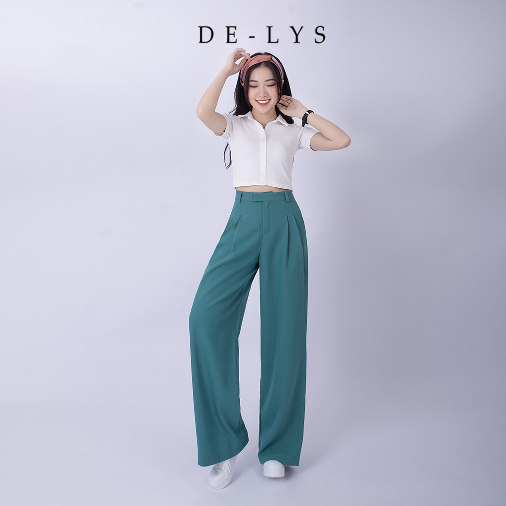 Áo croptop nữ ôm body cổ đức Delys áo croptop tay ngắn hàng thiết kế