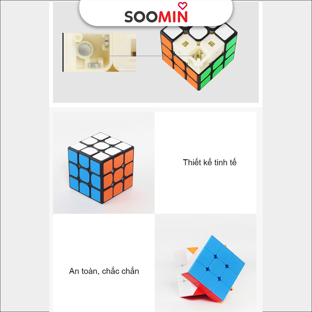 Rubik Shengshou Mr.M Từ Tính Không Viền 2x2 3x3 4x4 5x5 6x6 7x7 , Đồ Chơi Trẻ Em Lắp Ráp