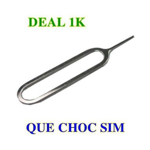 Que chọc sim điện thoại, que chọc sim inox không rỉ cho nhiều dòng điện thoại