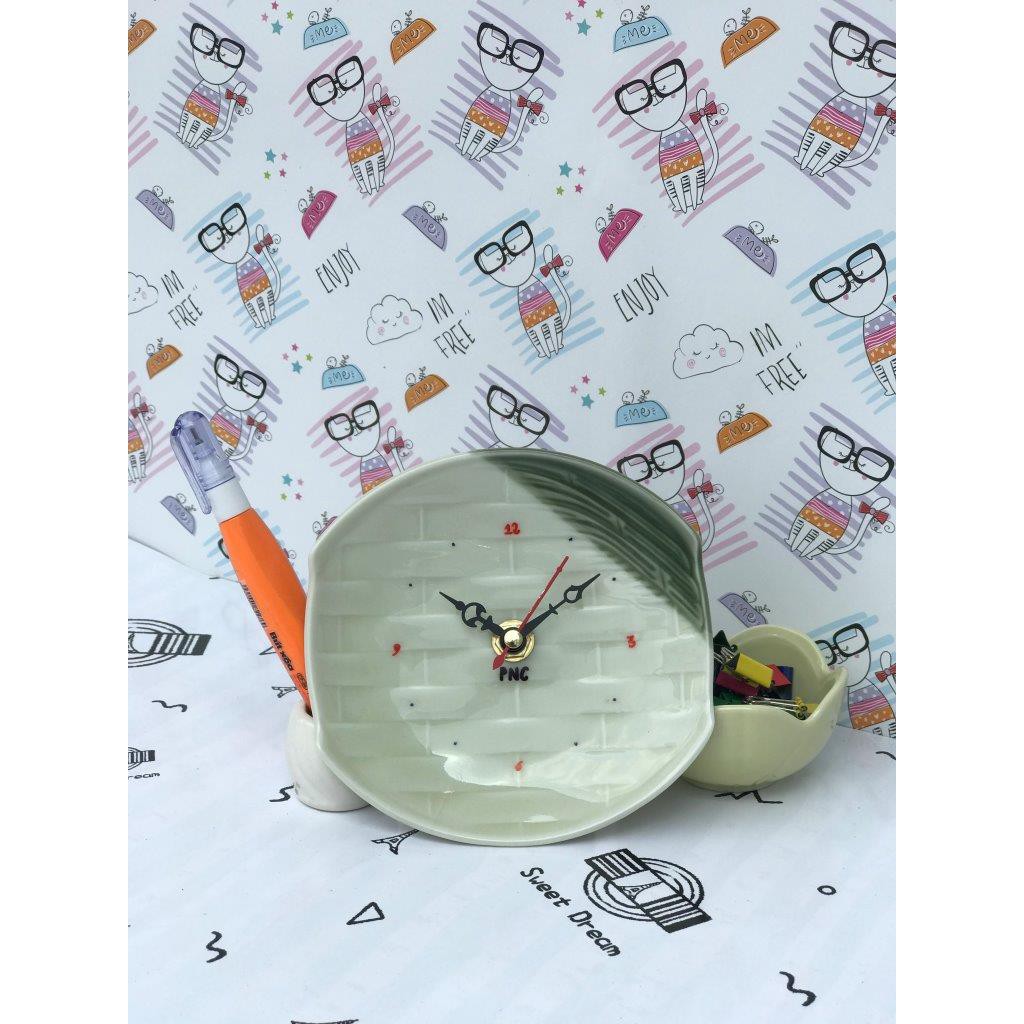 Đồng hồ gốm sứ S028 _ Quà lưu niệm _ Quà tặng