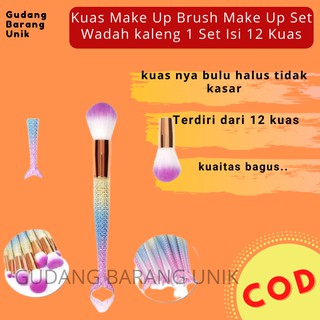 Set 10 Cọ Trang Điểm Cán Đuôi Cá