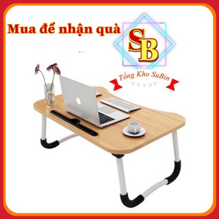 Bàn gấp gọn có khe cắm ipad màu vân gỗ 💥FREE SHIP☘️ bàn học sinh gấp gọn | bàn học mini