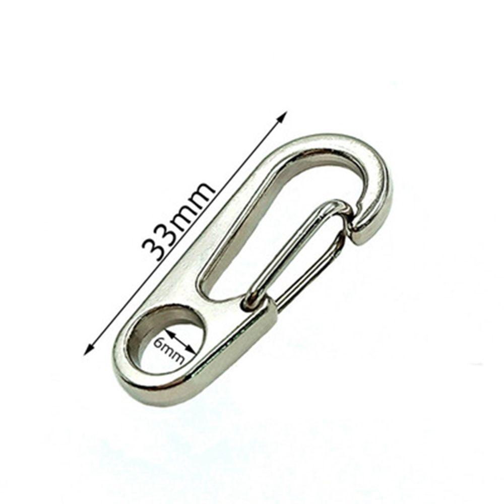 Set 4 / 8 Móc Khóa Carabiner Chữ D Đa Năng Tiện Dụng