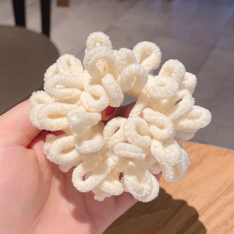 Dây Buộc Tóc Vải Nhung Co Giãn Thiết Kế Thời Trang Thu Đông Cho Nữ