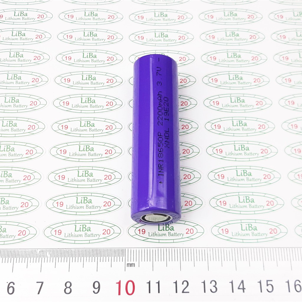 Pin Lithium ion 3.7 V 18650, dòng xả 10C _ LiBa