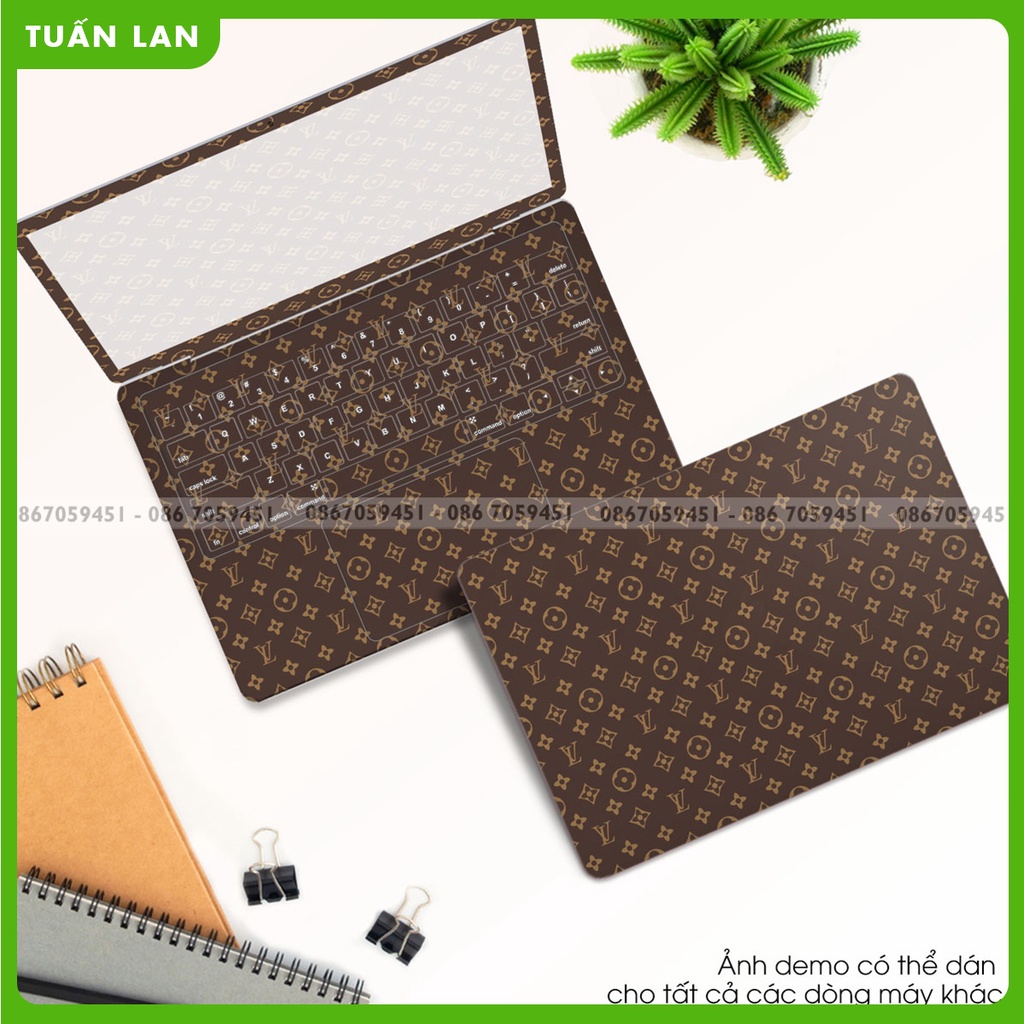 Skin dán LAPTOP In Hình Louis Vulttonn Bộ 2 - Tất cả Dòng máy : Dell, Hp, Acer, Asus, Macbook...( IB Shop) mdvb4