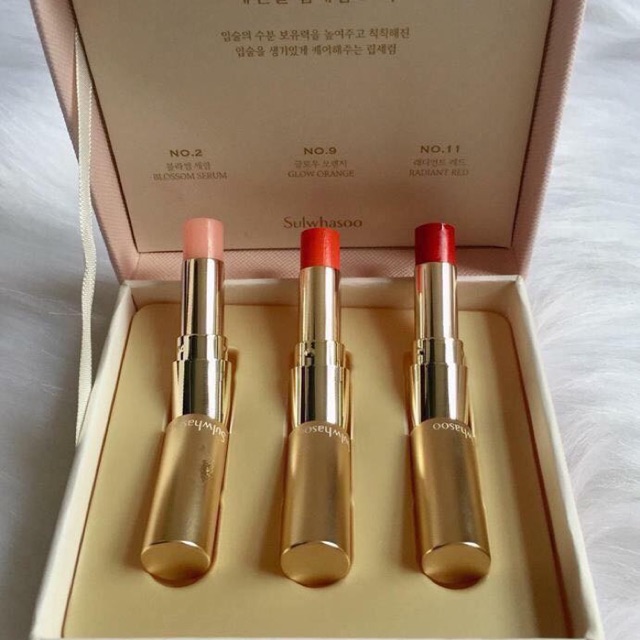 Sét son 3 cây Sulwhasoo mini